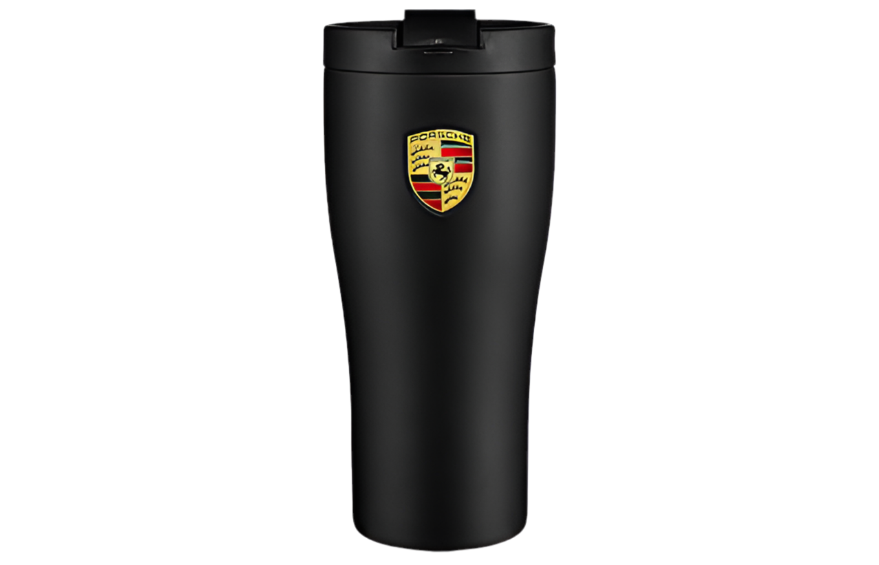 Porsche Black Thermos Cup
