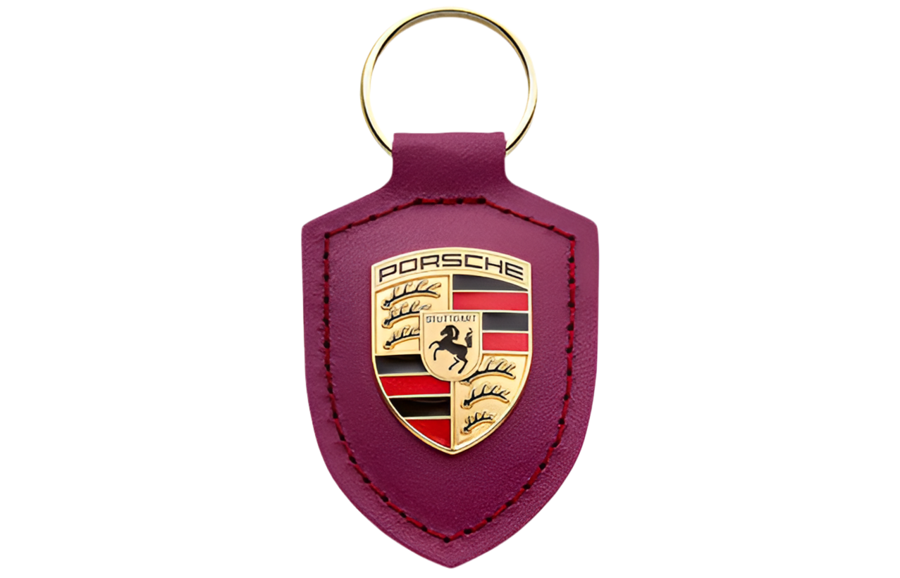 Porsche Crest Key Chain