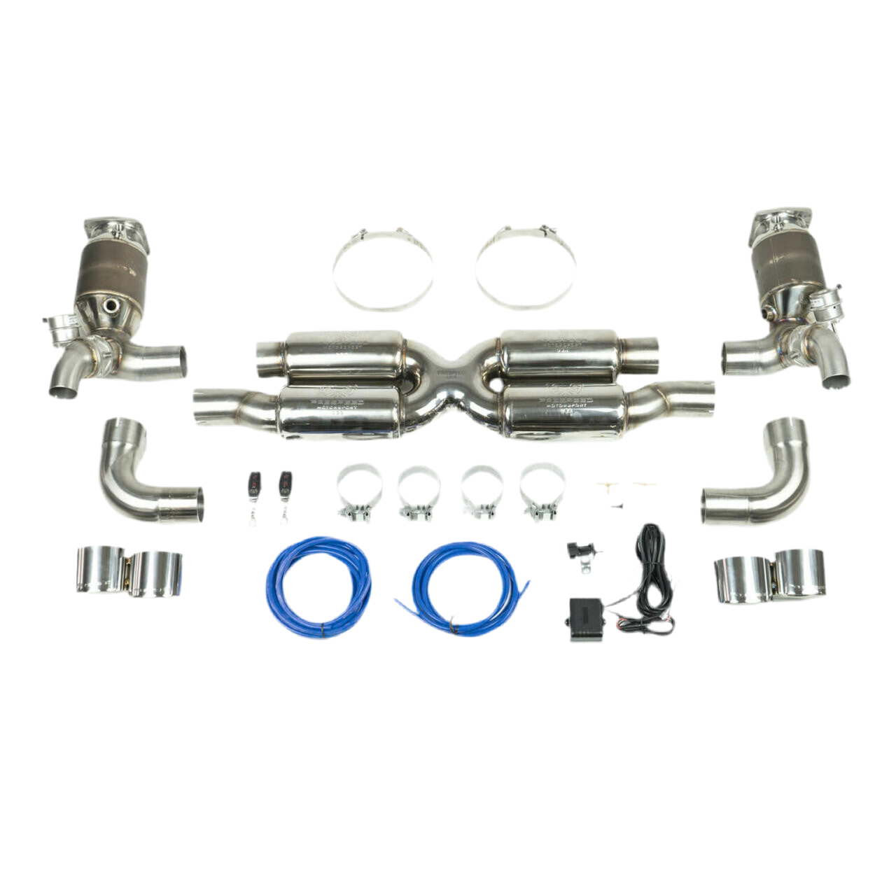 Porsche 997.2 Turbo / Turbo S Valvetronic Supersport X-Pipe Exhaust System (2010-2012)