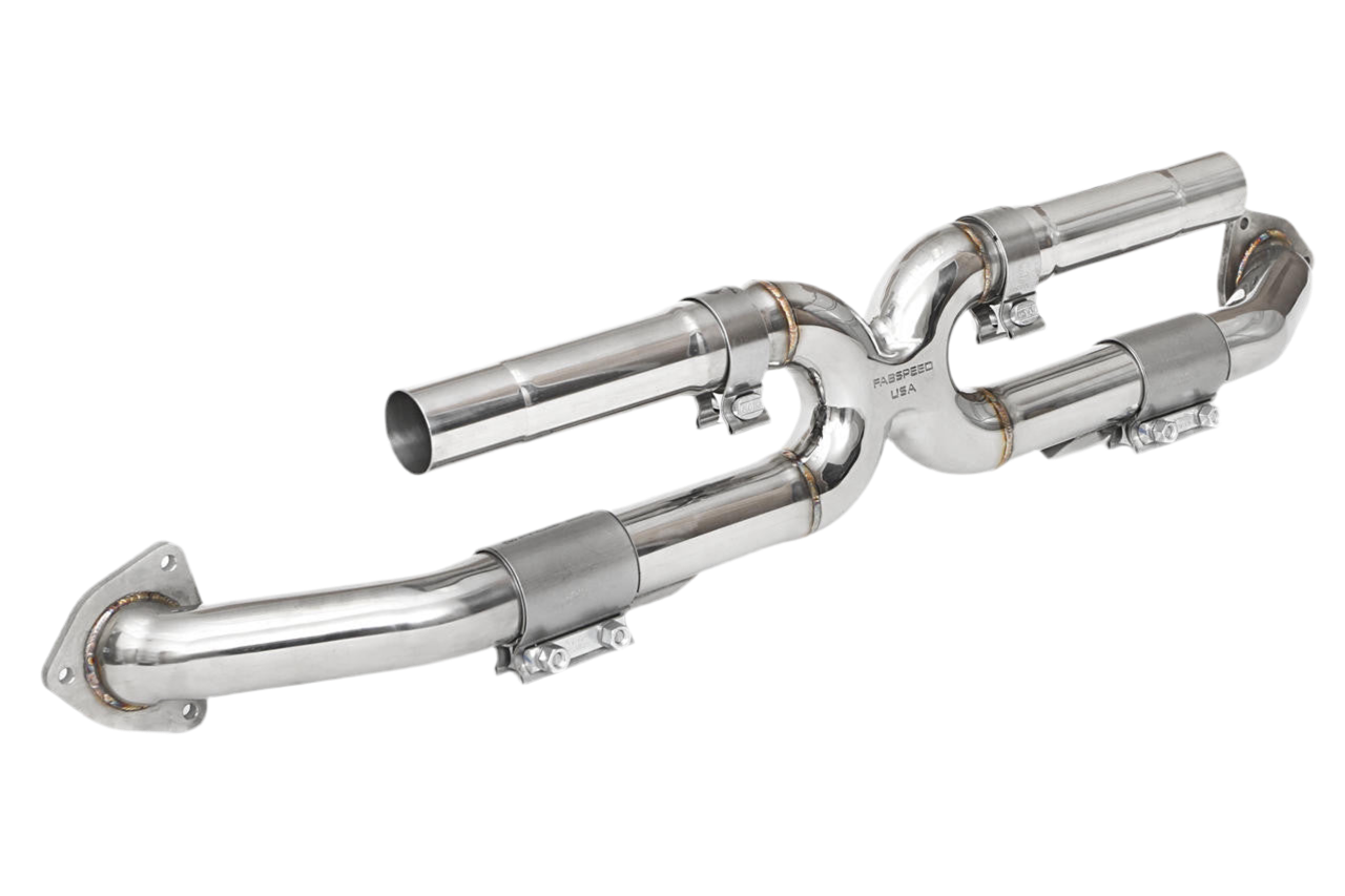 Porsche 991 Carrera Center Muffler Bypass X-Pipe (Non-Valved Exhaust)(2012-2016)