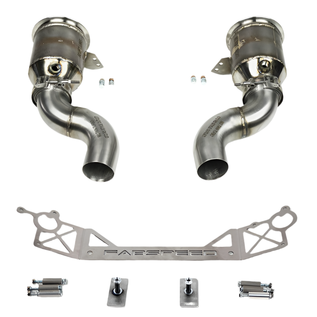 Porsche 992 Carrera Sport Catalytic Converters with GT2RS Style Outlets (2021+)