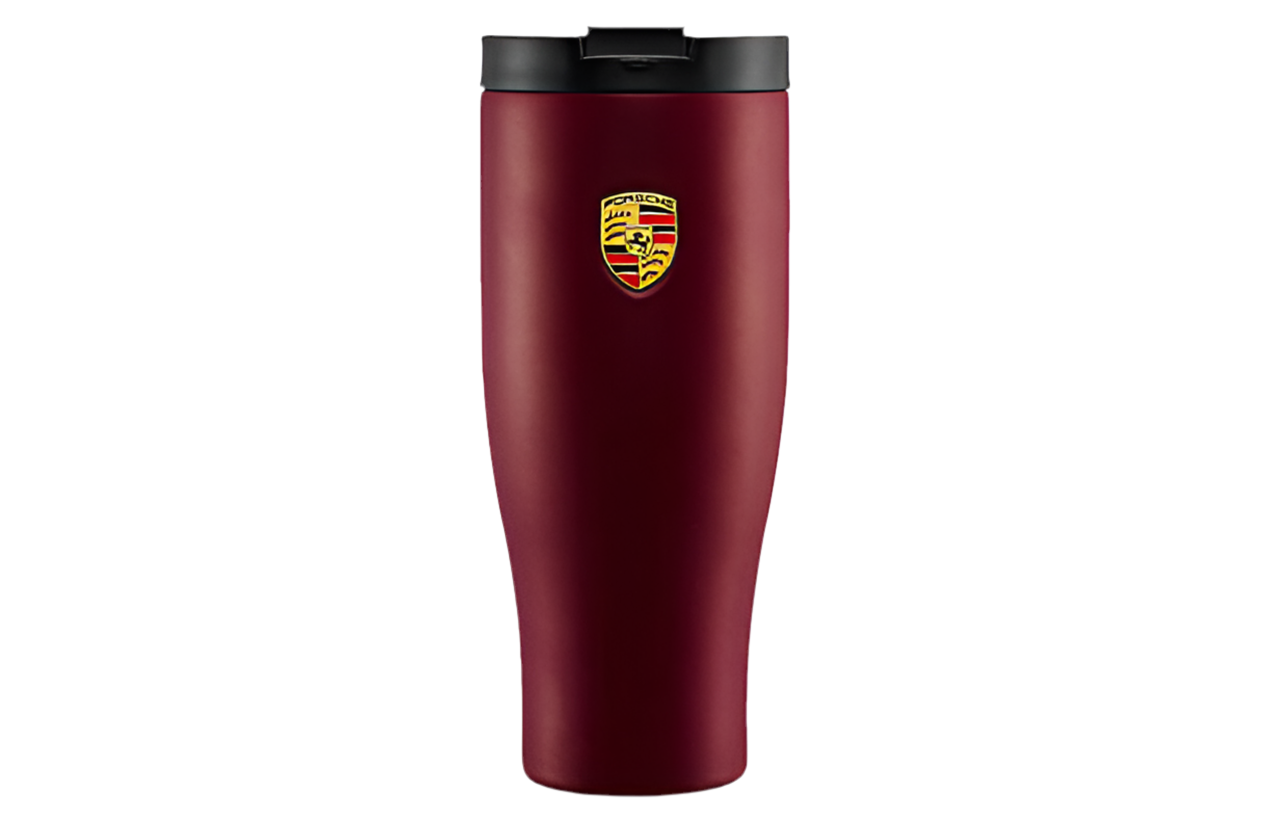 Porsche XL Thermos Mug - Carmine Red