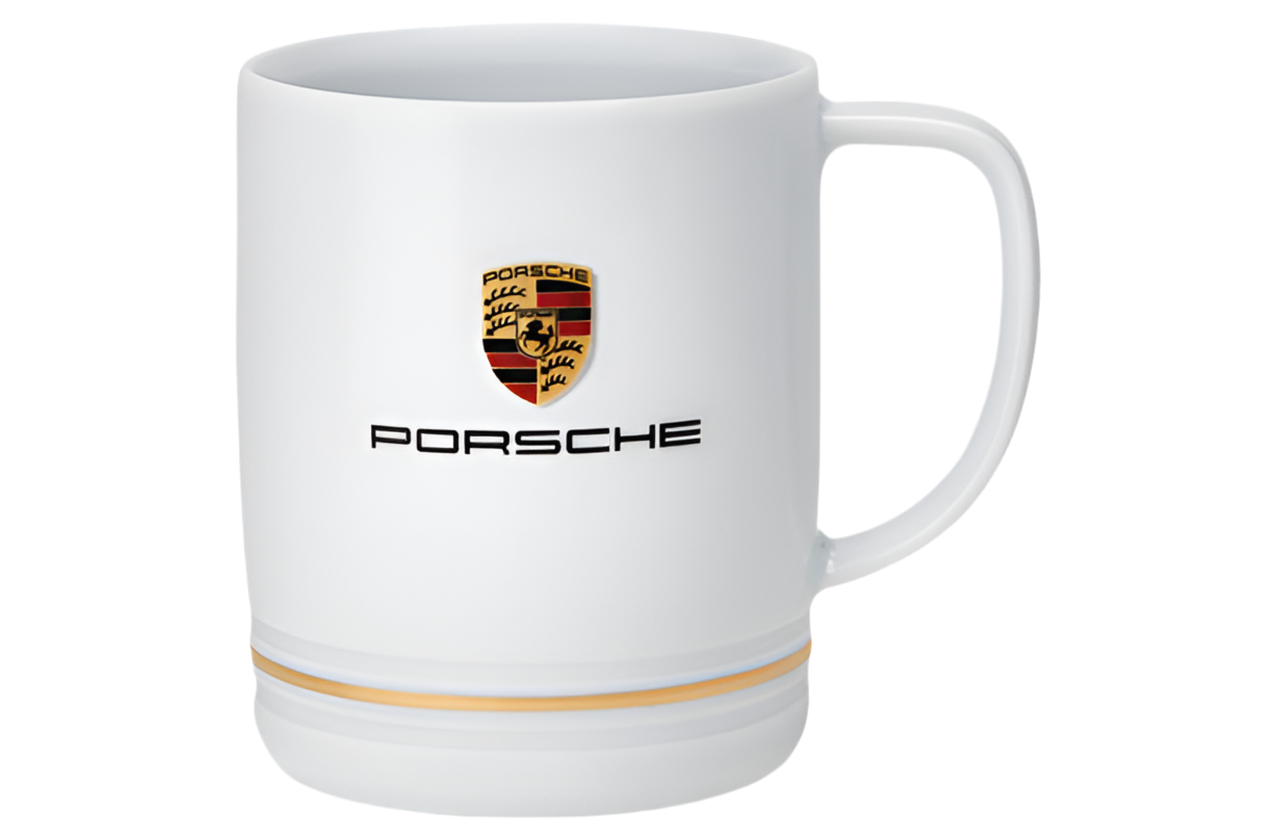 Porsche Coffee Cup- White