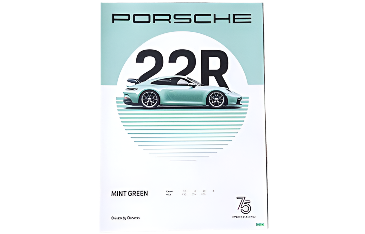 Porsche 75 years Poster Set- Driven By Dreams