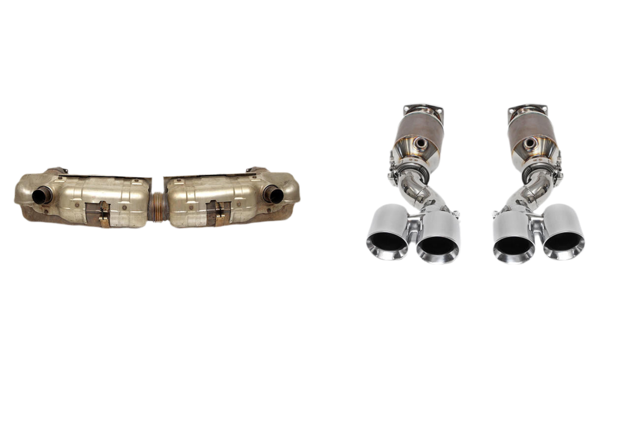 Porsche 997 Turbo Muffler Bypass Exhaust System (2006-2009)