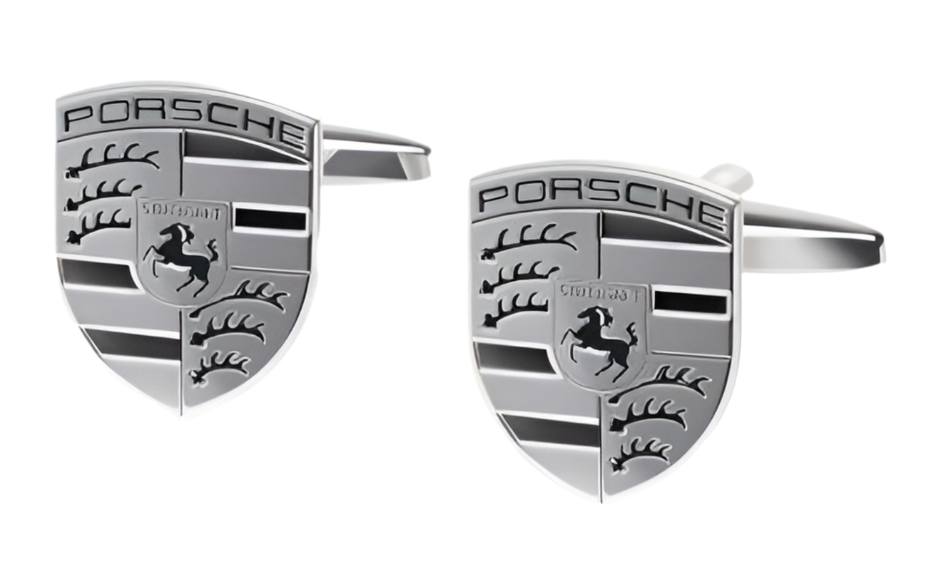Porsche Crest Cufflink