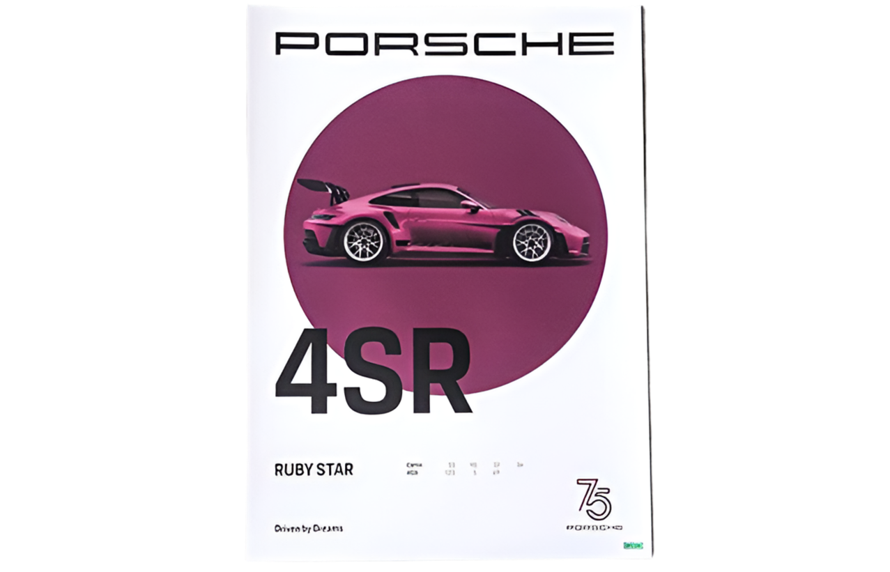 Porsche 75 years Poster Set- Driven By Dreams