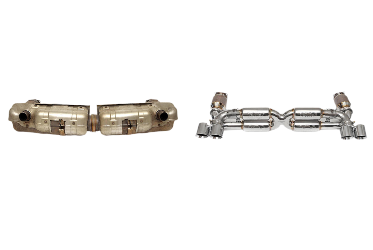 Porsche 997 Turbo Supersport 70mm X-Pipe Exhaust System (2006-2009)