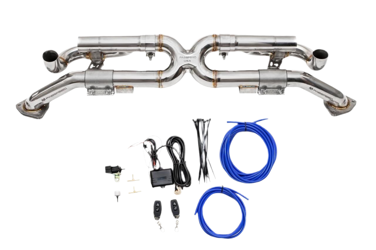Porsche 991 Carrera Valvetronic Center Muffler Bypass X-Pipe (Valved Exhaust Only) (2012-2016)