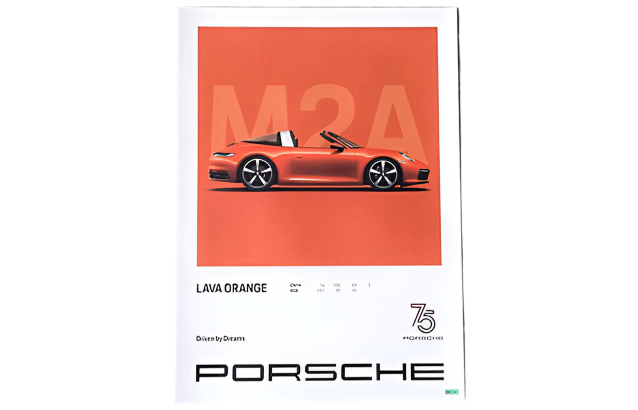 Porsche 75 years Poster Set- Driven By Dreams