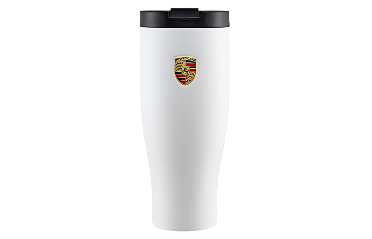 Porsche XL Thermos Mug - White