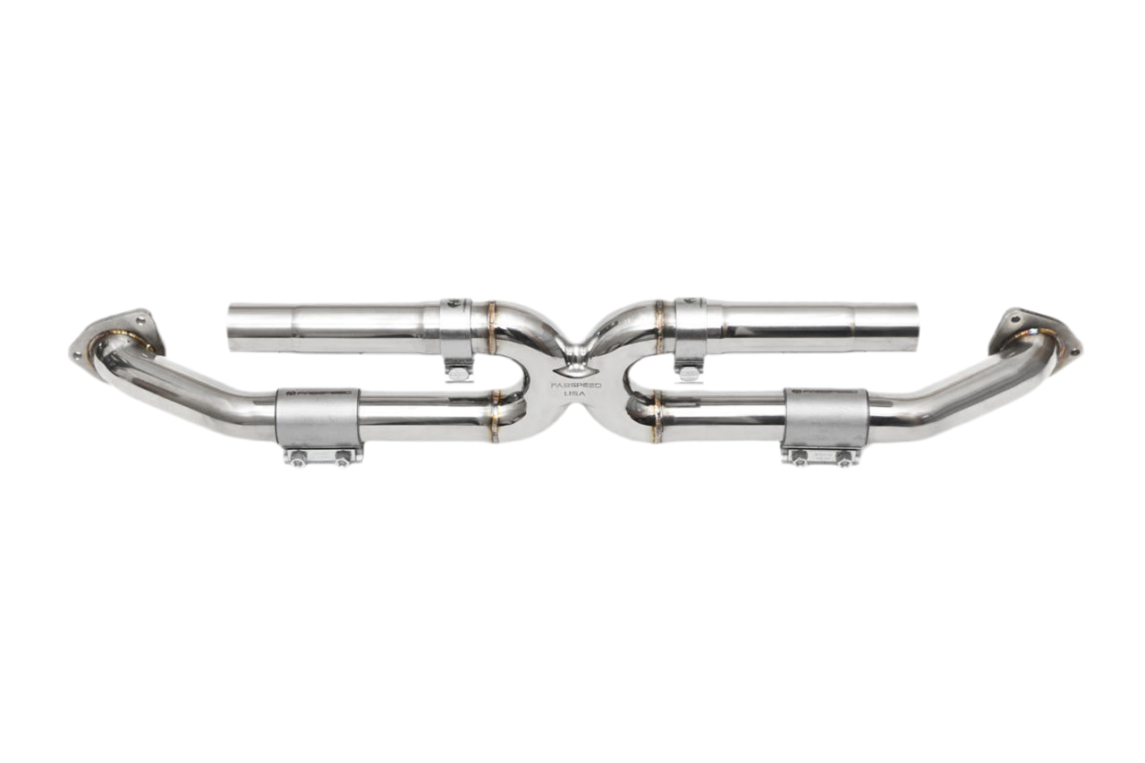 Porsche 991 Carrera Center Muffler Bypass X-Pipe (Non-Valved Exhaust)(2012-2016)