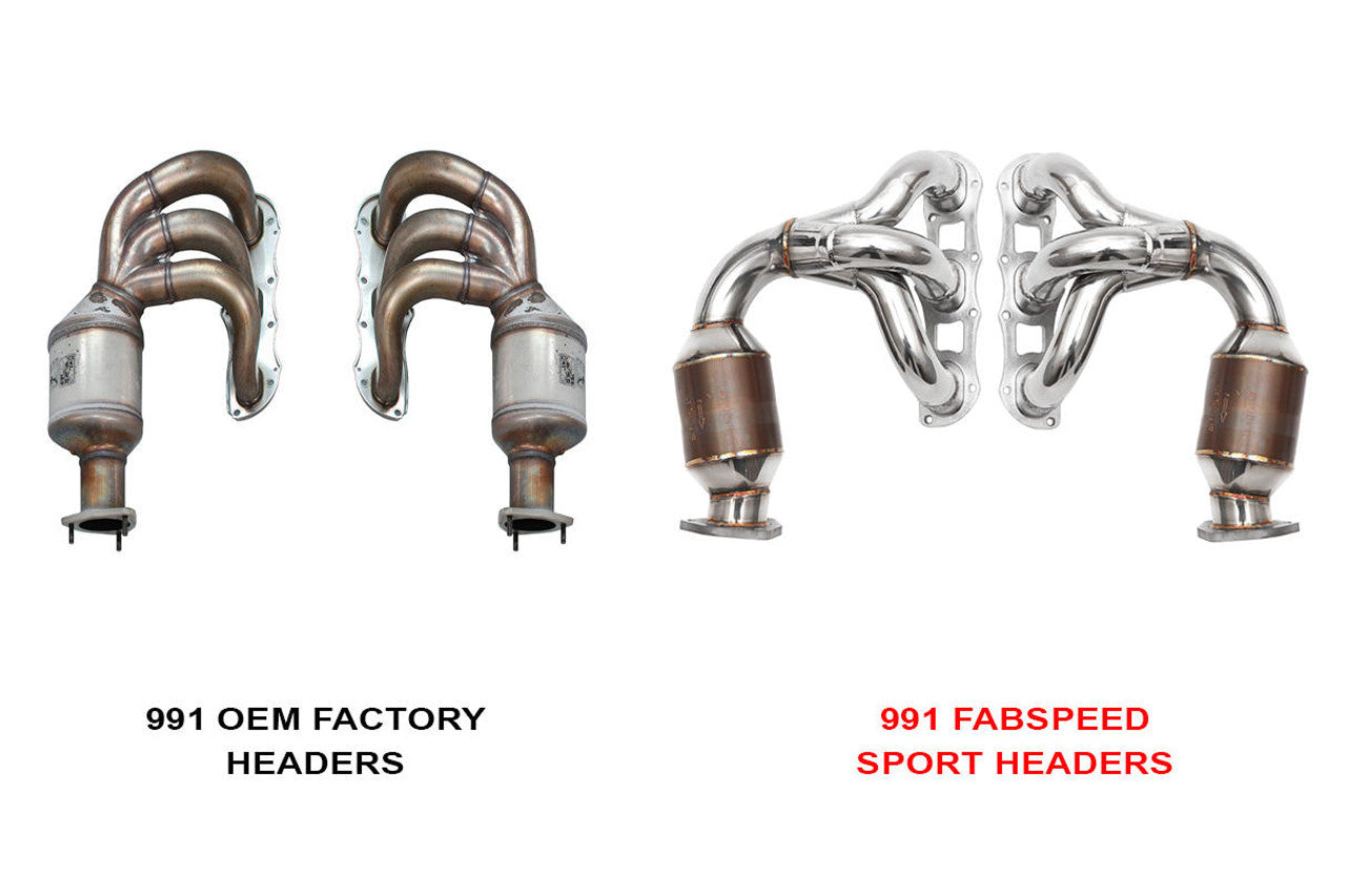 Porsche 991 Carrera Sport Headers (2012-2016)