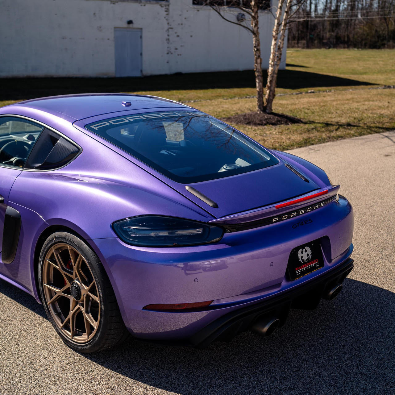 Porsche 718 GT4 RS Wing Delete Kit (2022+)