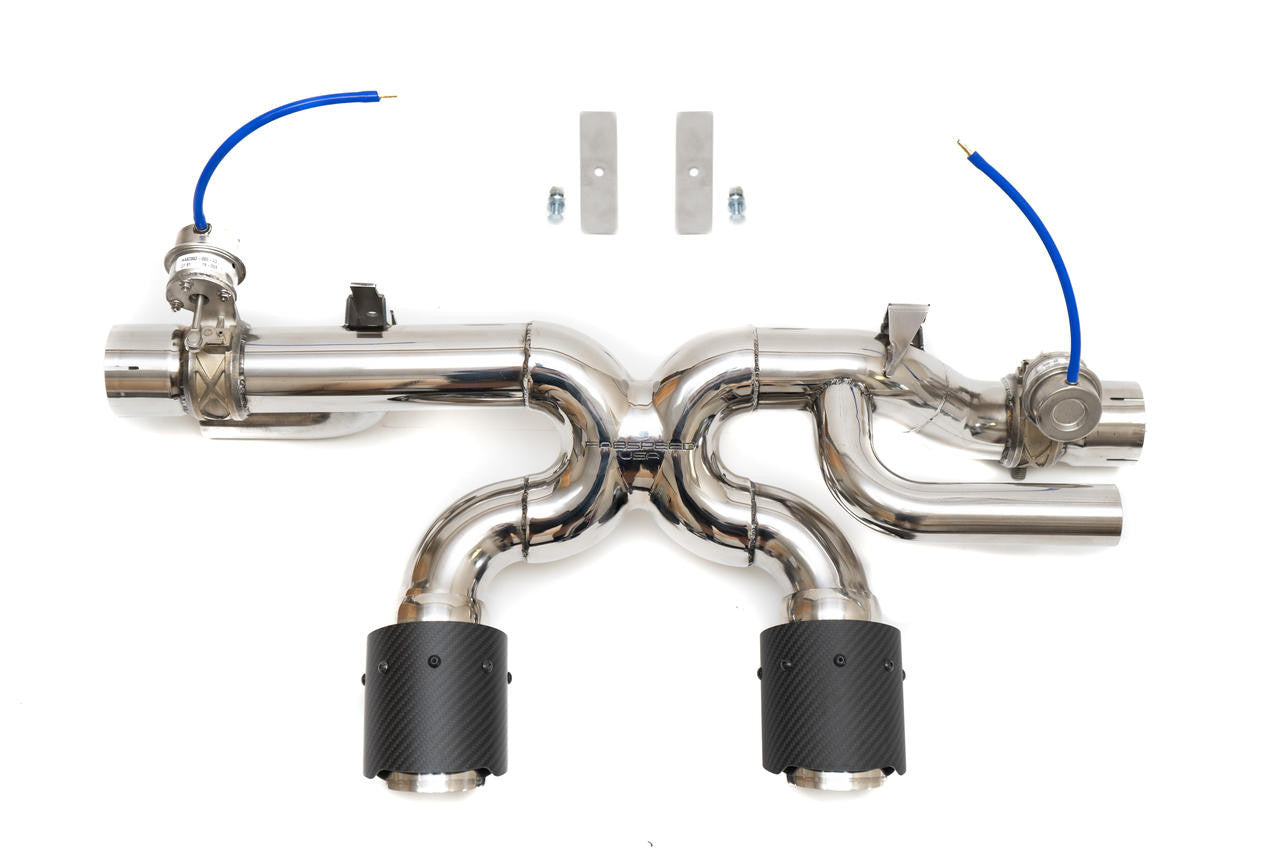 Porsche 991.2 Carrera Valvetronic Center Muffler Bypass X-Pipe (PSE Only)