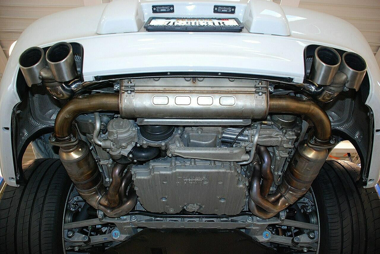 Porsche 997.2 Carrera Side Muffler Bypass Pipes (2009-2012)