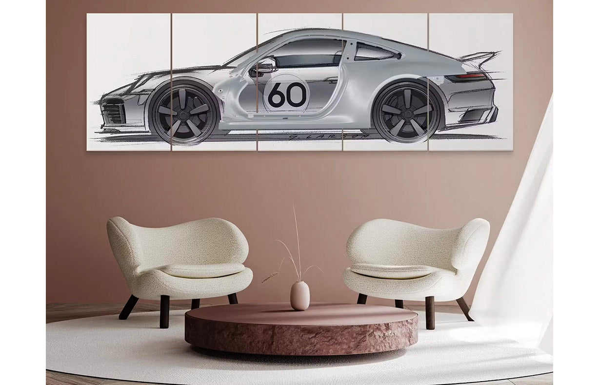 Porsche 911 Sport Classic Art Sculpture