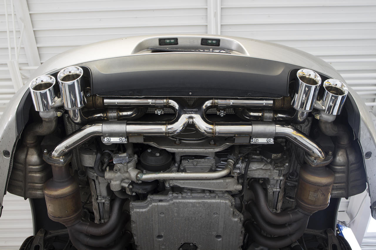 Porsche 991 Carrera Valvetronic Center Muffler Bypass X-Pipe (Valved Exhaust Only) (2012-2016)