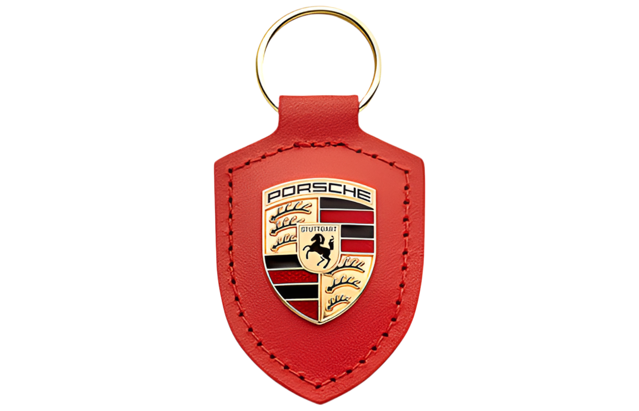 Porsche Crest Key Chain