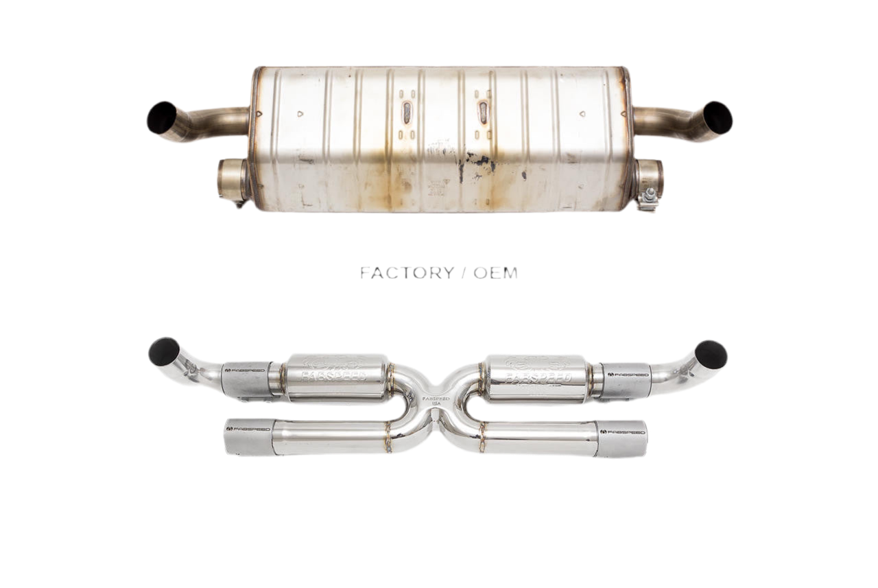 Porsche 991.2 Carrera Center Muffler Bypass X-Pipe (for Base) (2017-2019)
