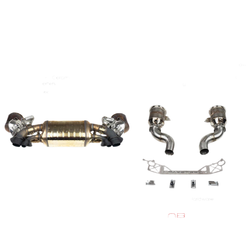 Porsche 992 Carrera Sport Catalytic Converters with GT2RS Style Outlets (2021+)