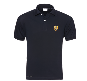 Porsche Crest Polo-Black