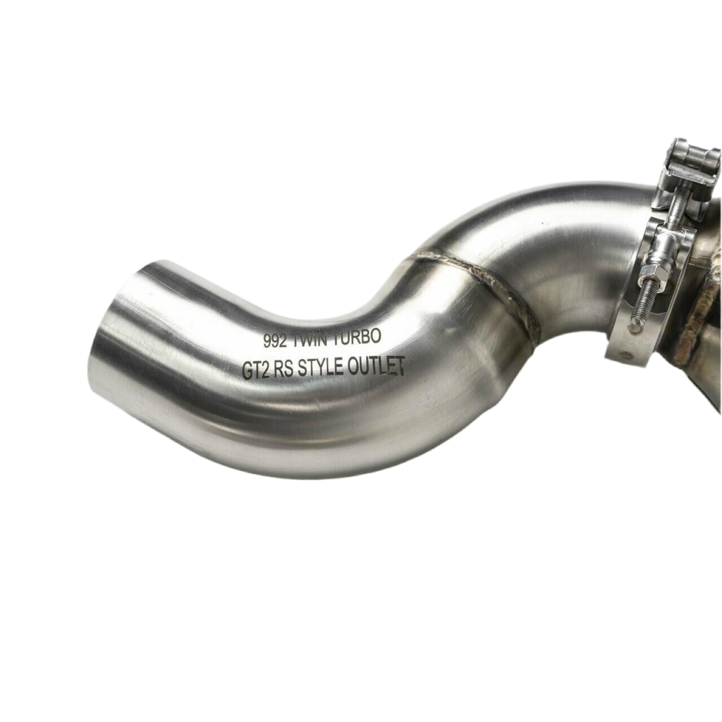 Porsche 992 Carrera Sport Catalytic Converters with GT2RS Style Outlets (2021+)