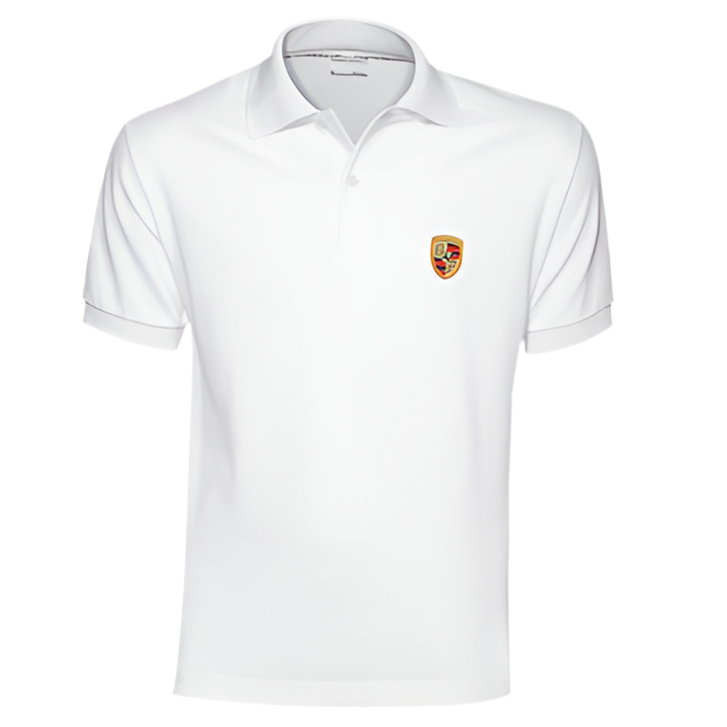 Porsche Crest Polo- White