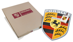 Porsche Crest Enamel Sign