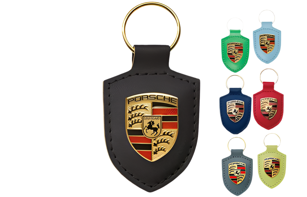 Porsche Crest Key Chain