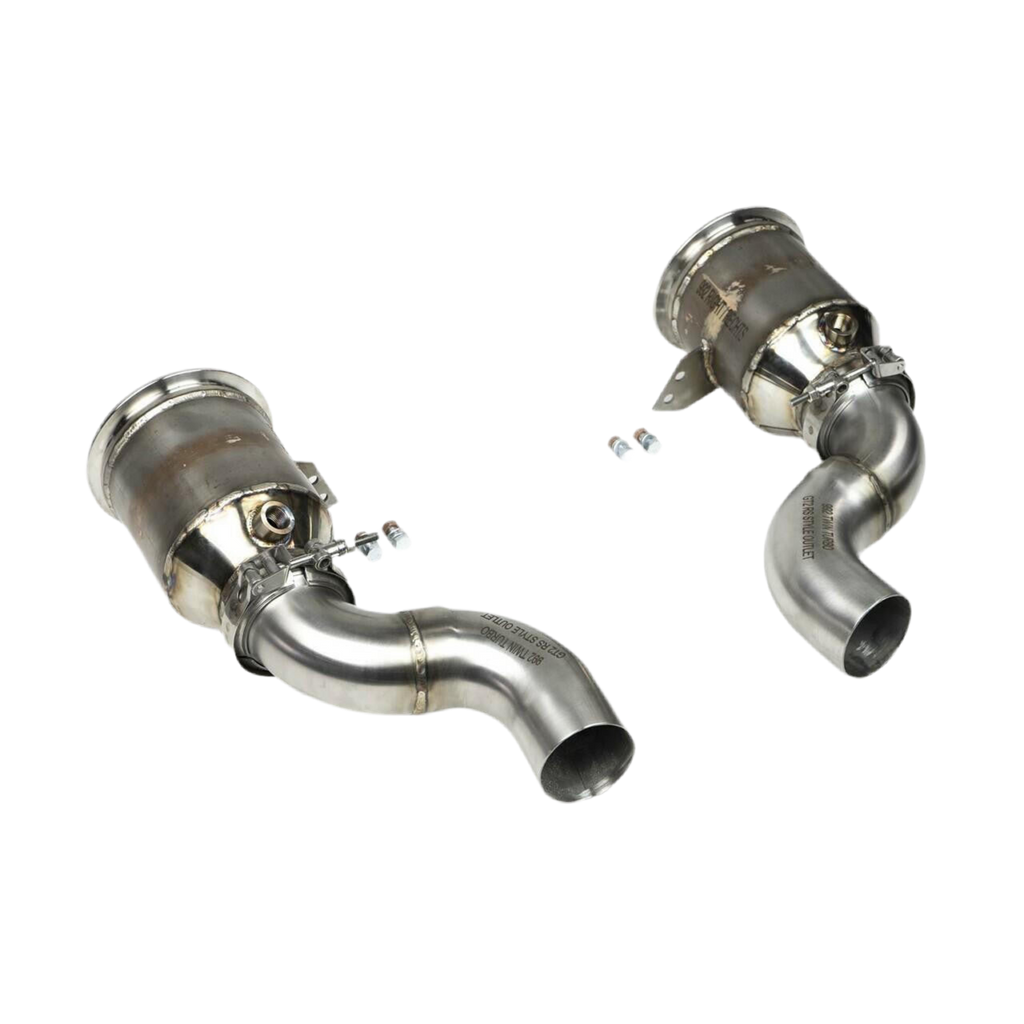 Porsche 992 Carrera Sport Catalytic Converters with GT2RS Style Outlets (2021+)