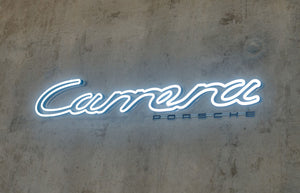 Porsche Illuminated "Carrera" Sign