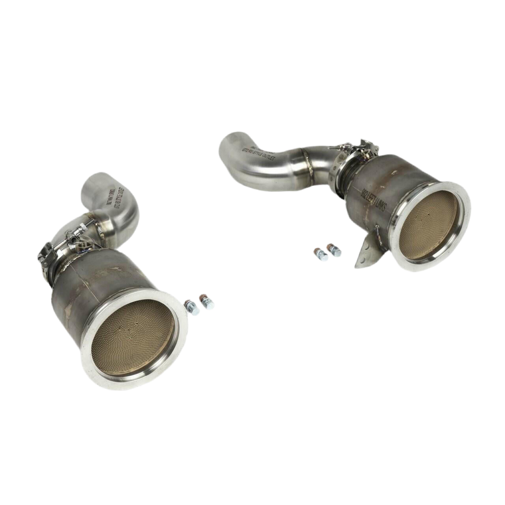 Porsche 992 Carrera Sport Catalytic Converters with GT2RS Style Outlets (2021+)