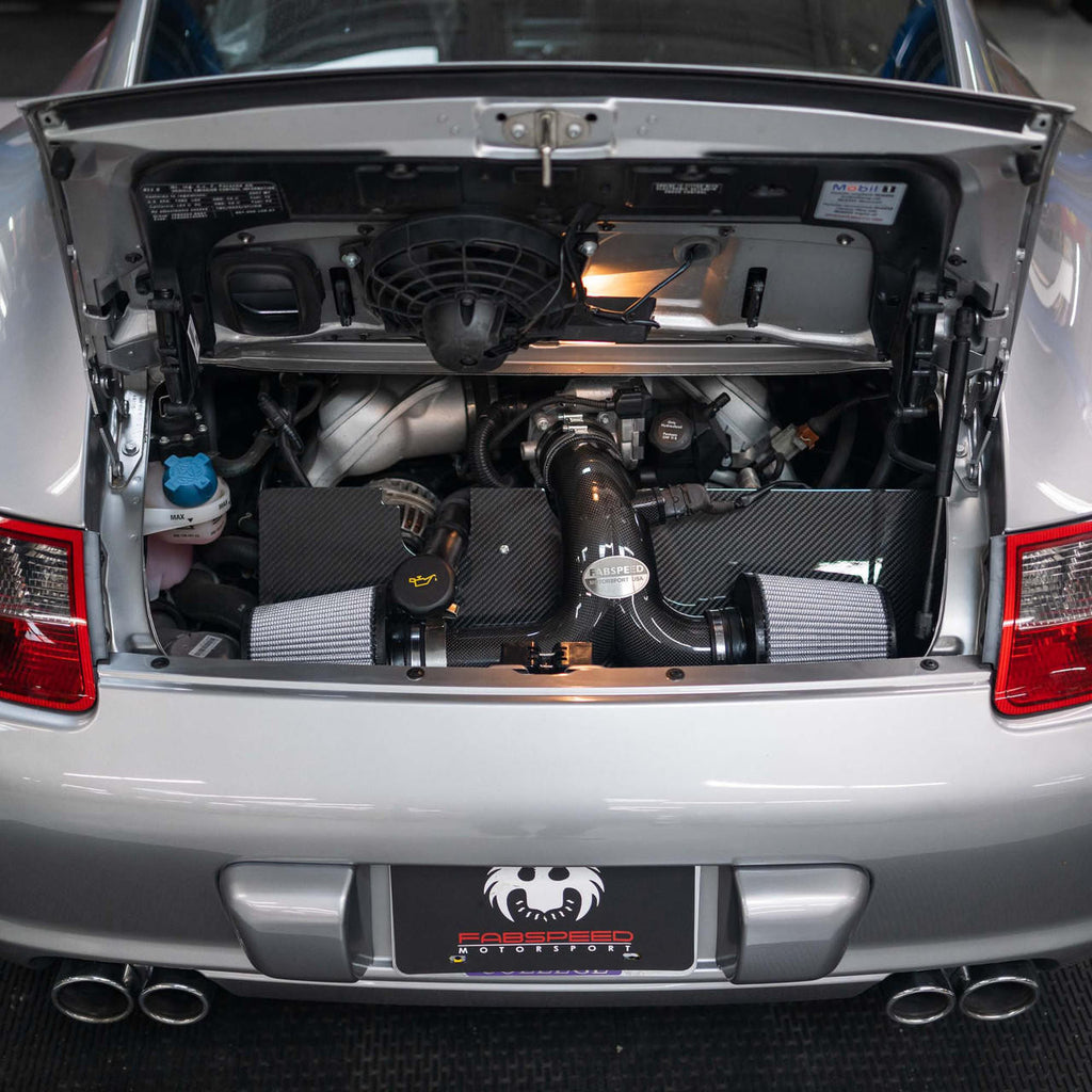 Porsche 997 Carrera Carbon Fiber Competition Air Intake System (2005-2008)