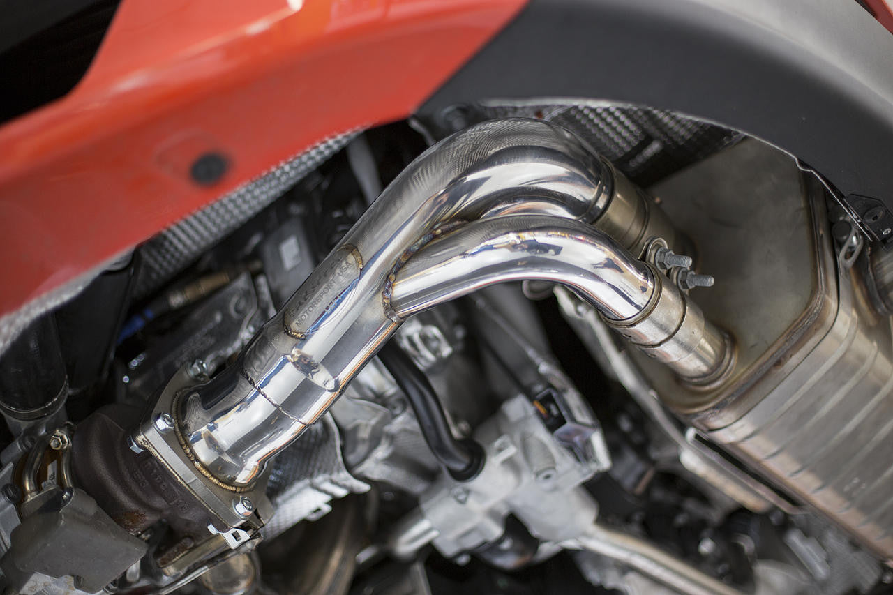 Porsche 991.2 Carrera link comp. Pipes (for PSE) (2017-2019)