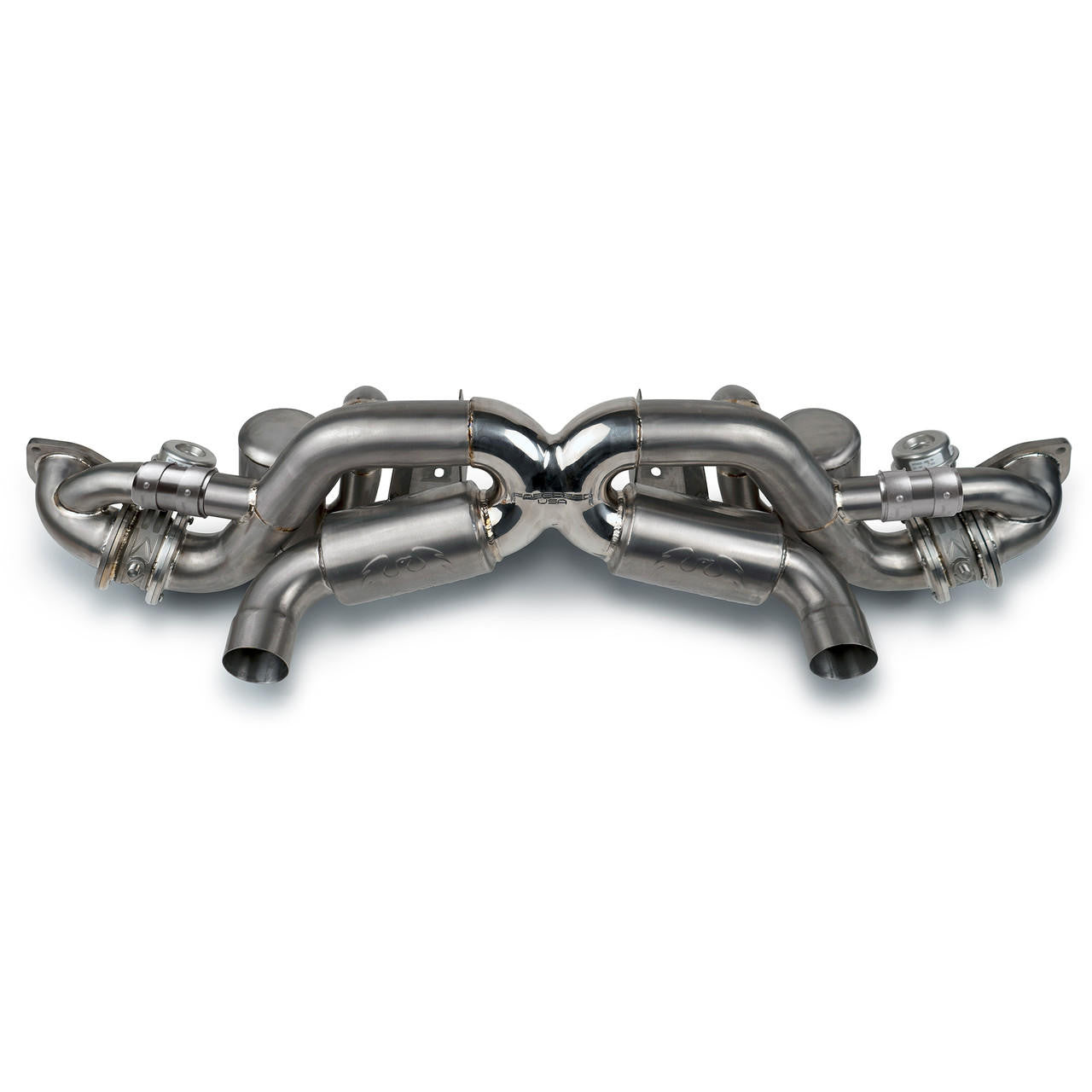 Porsche 718 GT4 RS Titanium Valvetronic X-Pipe Cat-Back Exhaust System (2022+)