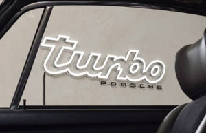 Porsche Illuminated "Turbo" Sign