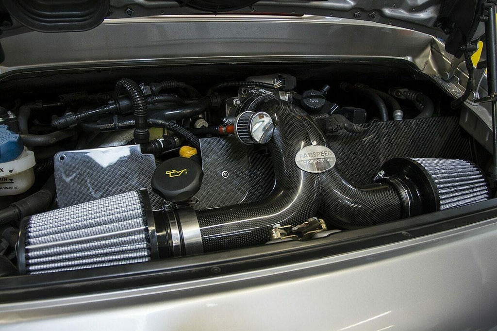 Porsche 996 Carrera Carbon Fiber Competition Air Intake System (2000-2004)